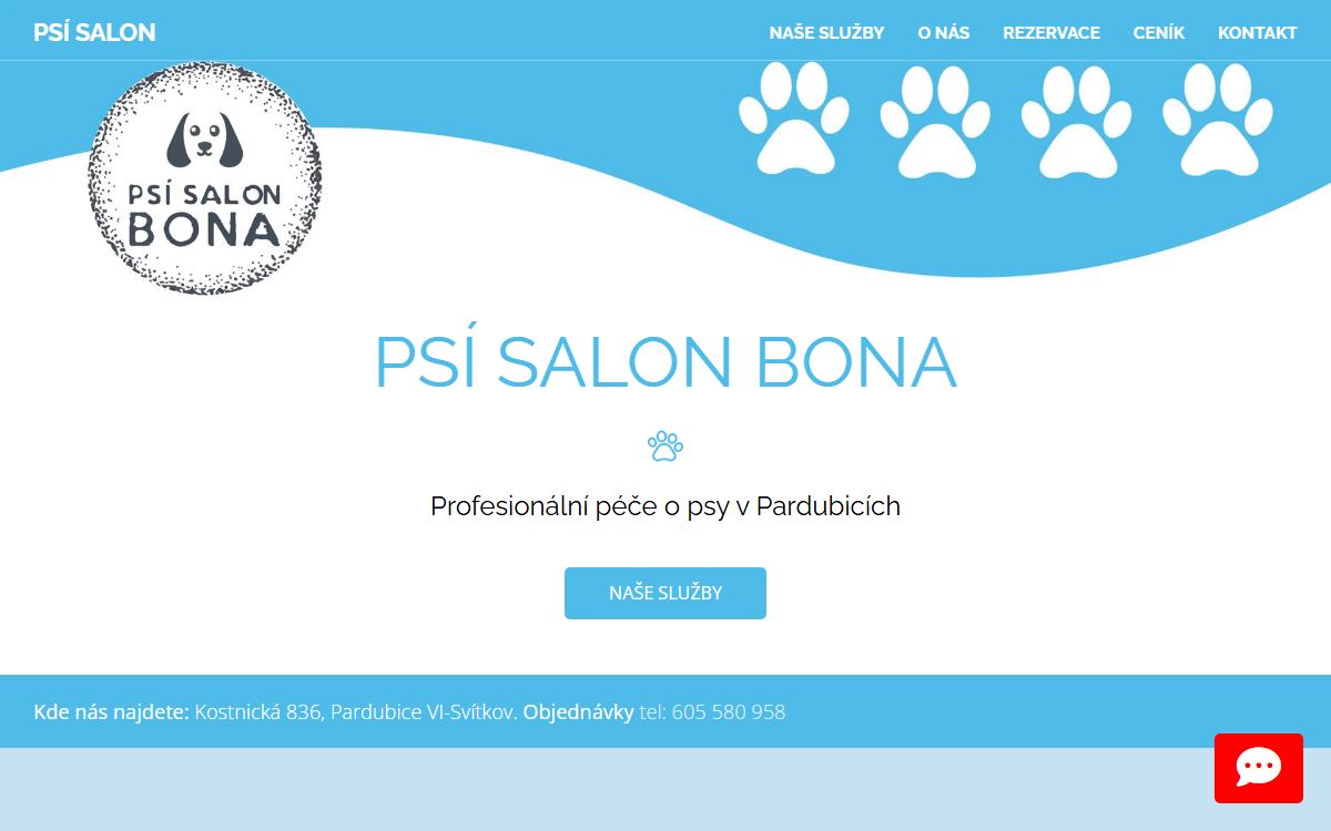 Psí salon Bona